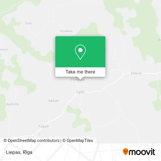 Liepas map