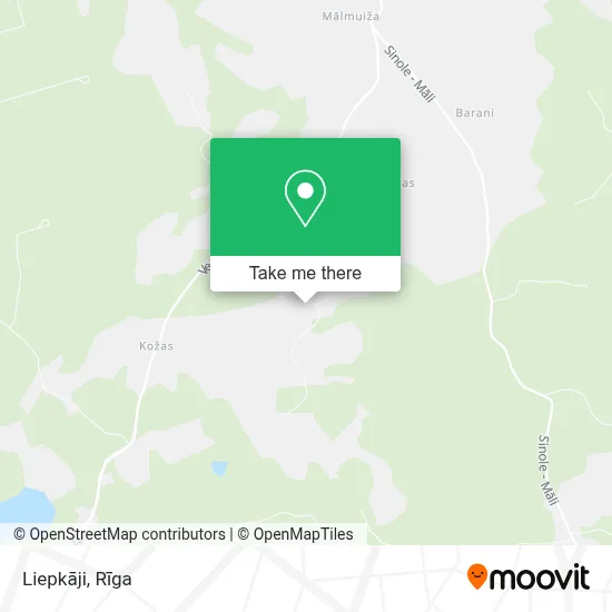 Liepkāji map