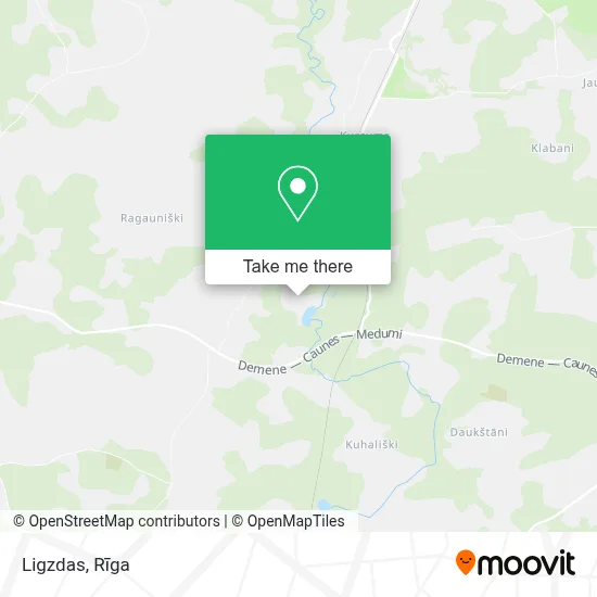 Ligzdas map