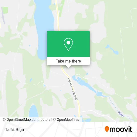 Talši map