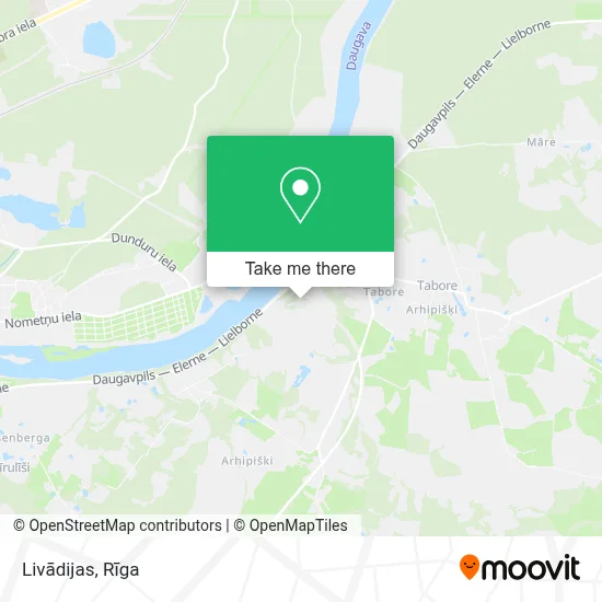 Livādijas map
