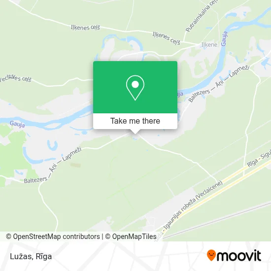 Lužas map