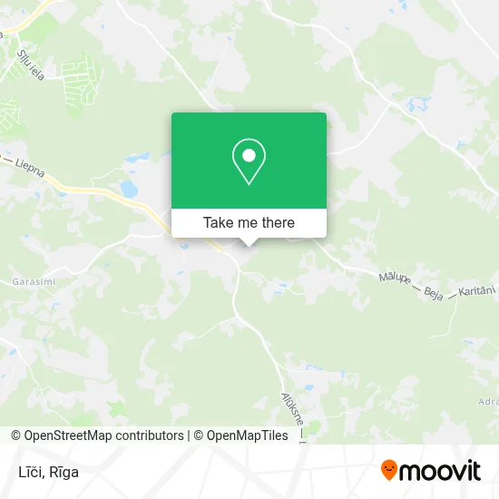 Līči map