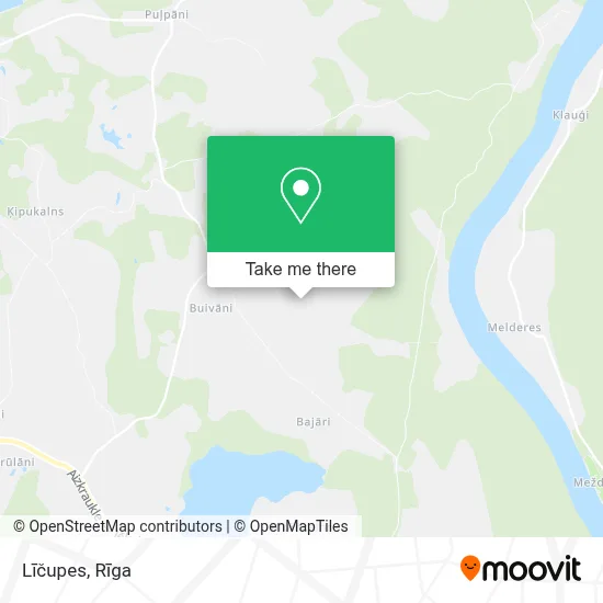 Līčupes map
