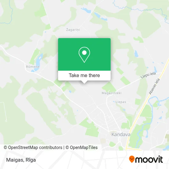Maigas map