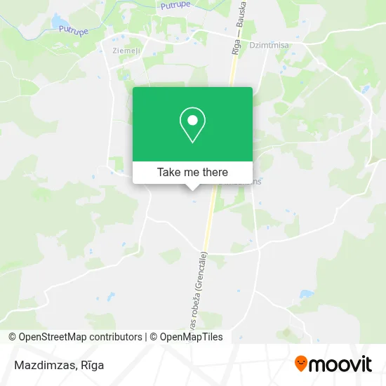 Mazdimzas map