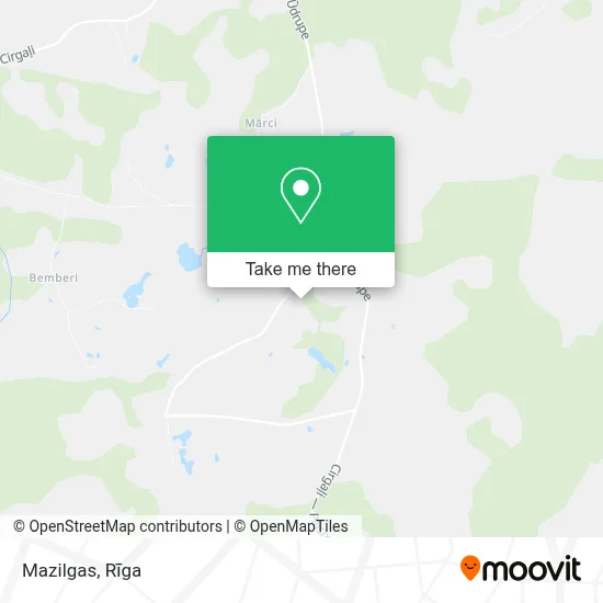 Mazilgas map