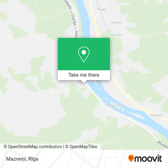 Mazreiņi map
