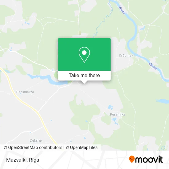 Mazvalki map