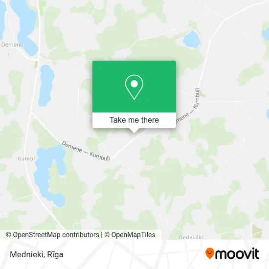 Mednieki map