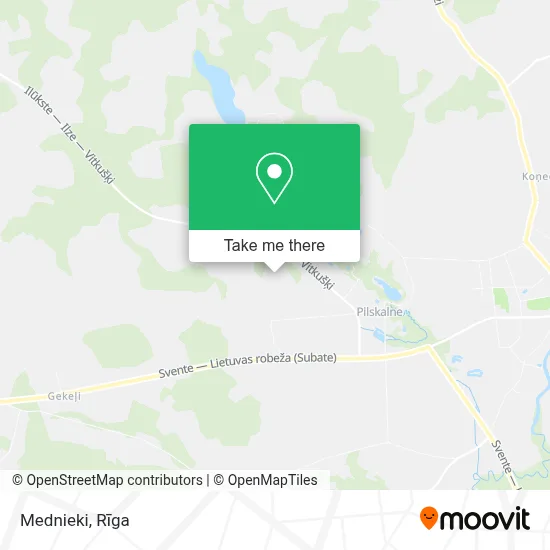 Mednieki map