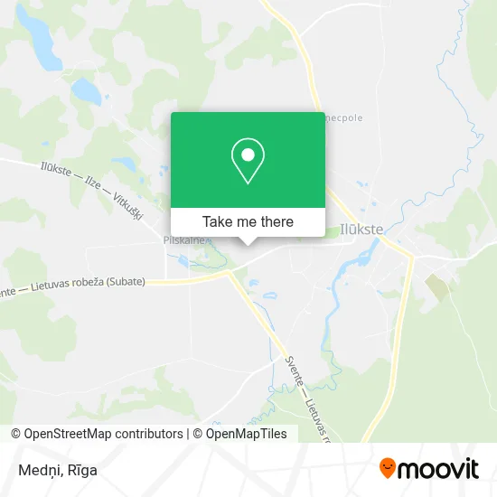 Medņi map