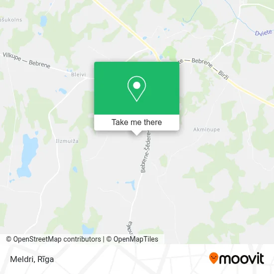 Meldri map