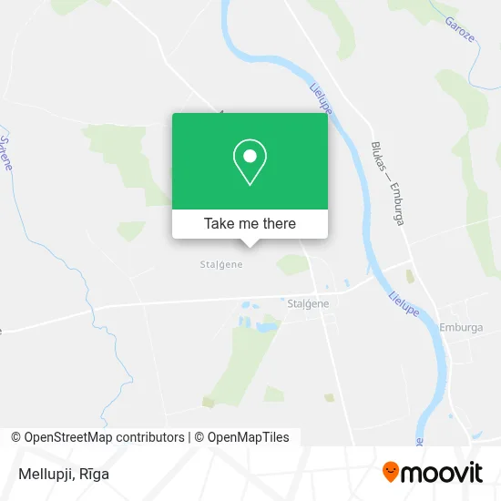 Mellupji map