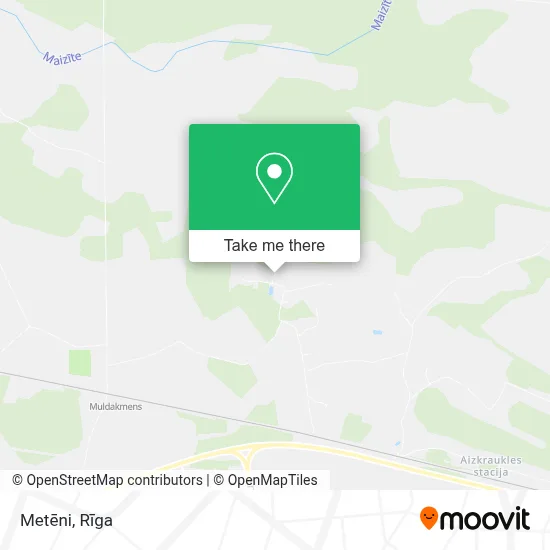 Metēni map
