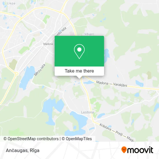 Ančaugas map