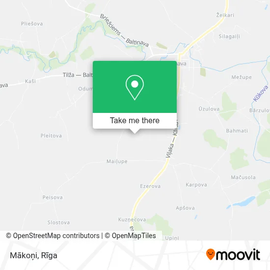 Mākoņi map