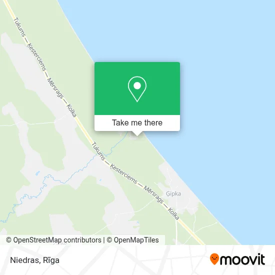 Niedras map