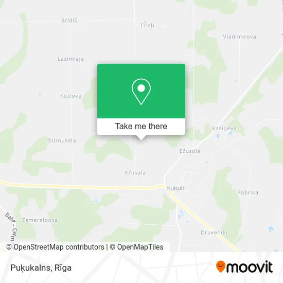 Puķukalns map