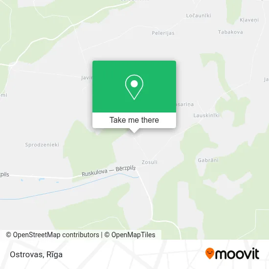 Ostrovas map
