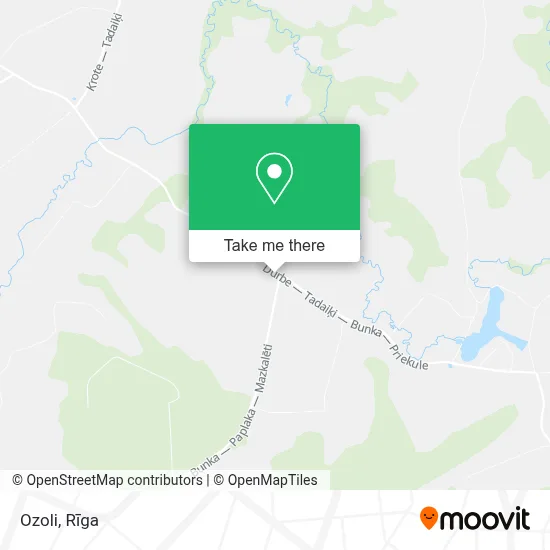 Ozoli map