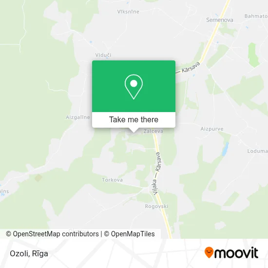 Ozoli map