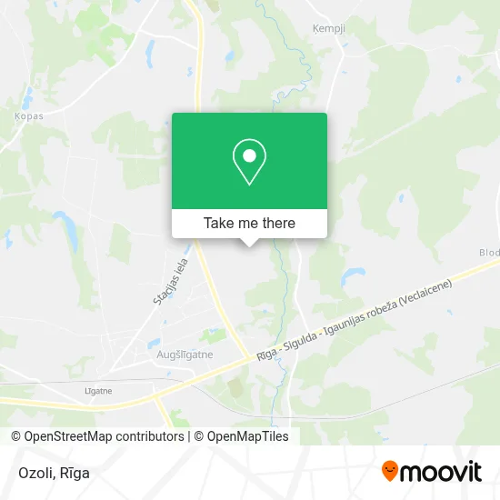 Ozoli map