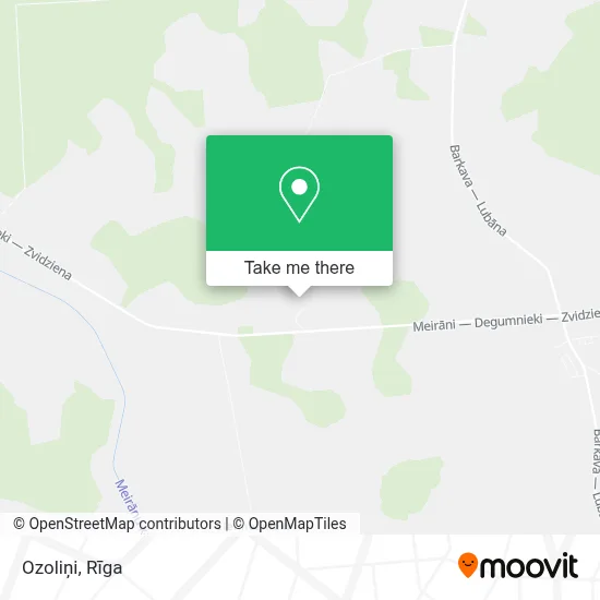 Ozoliņi map