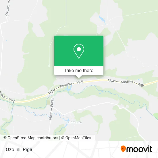 Ozoliņi map