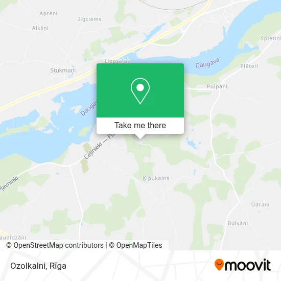 Ozolkalni map