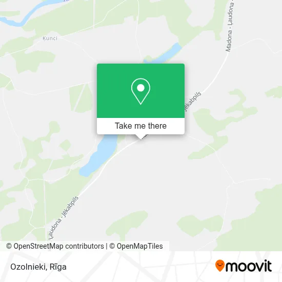 Ozolnieki map