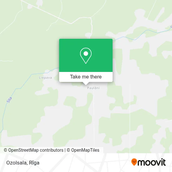 Ozolsala map