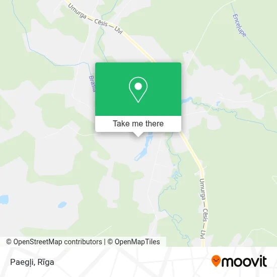 Paegļi map