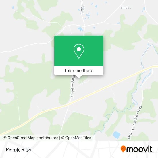 Paegļi map