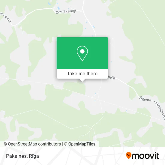 Pakalnes map