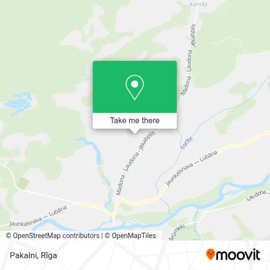 Pakalni map