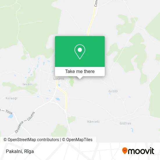 Pakalni map