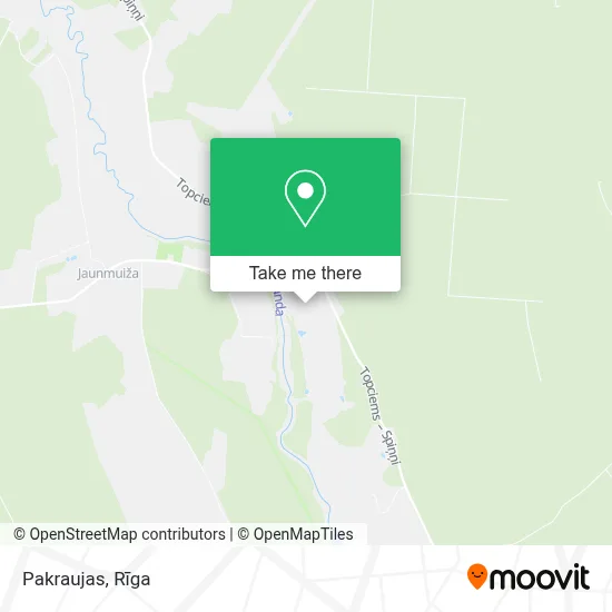 Pakraujas map
