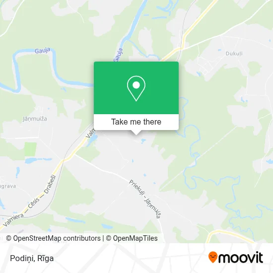 Podiņi map