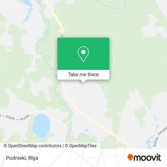 Podnieki map