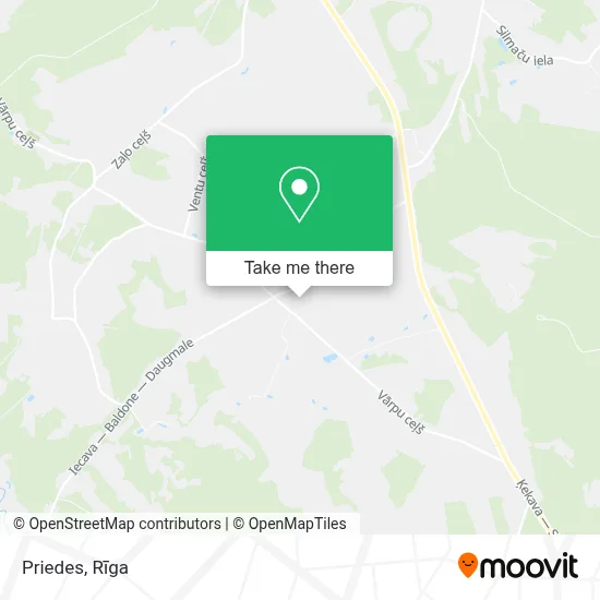 Priedes map