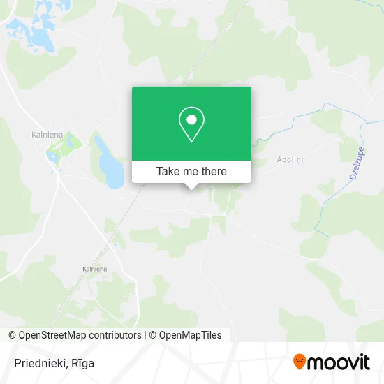 Priednieki map