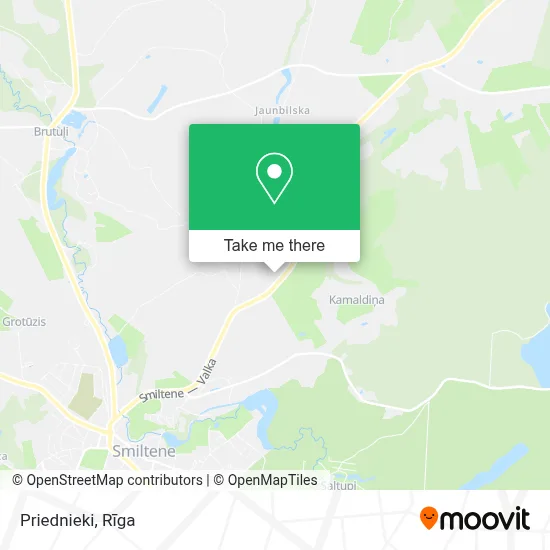Priednieki map