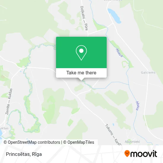 Princsētas map