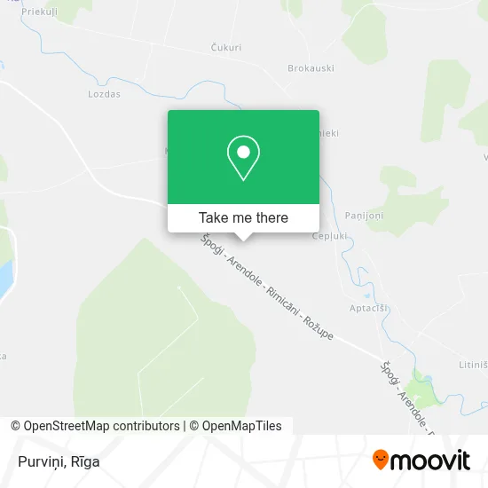 Purviņi map