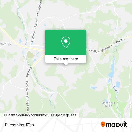 Purvmalas map