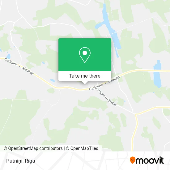 Putniņi map