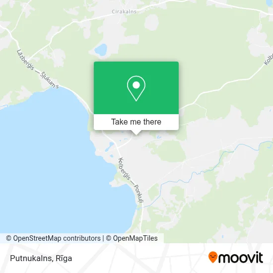 Putnukalns map