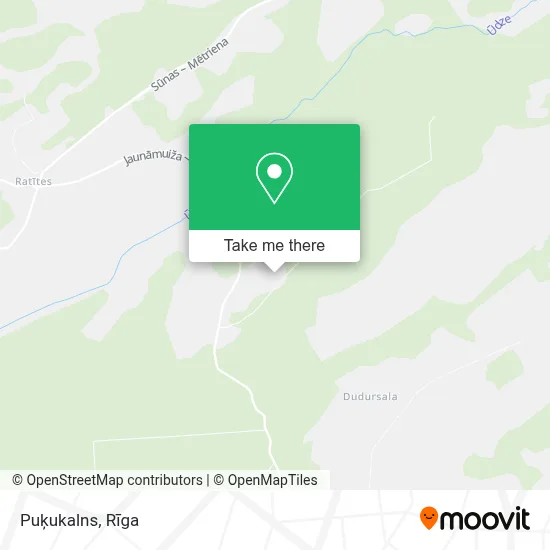 Puķukalns map