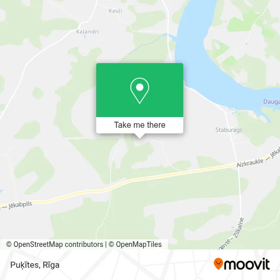 Puķītes map